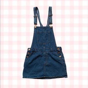 F21 Jean Overall Dress